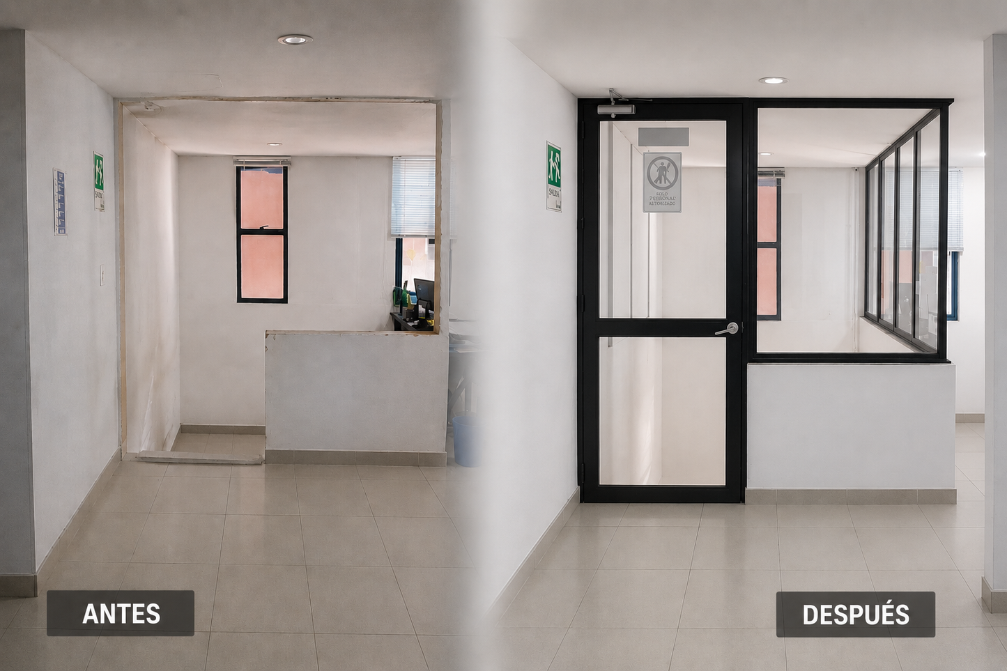 Puertas y Ventanas en Vidrio Templado